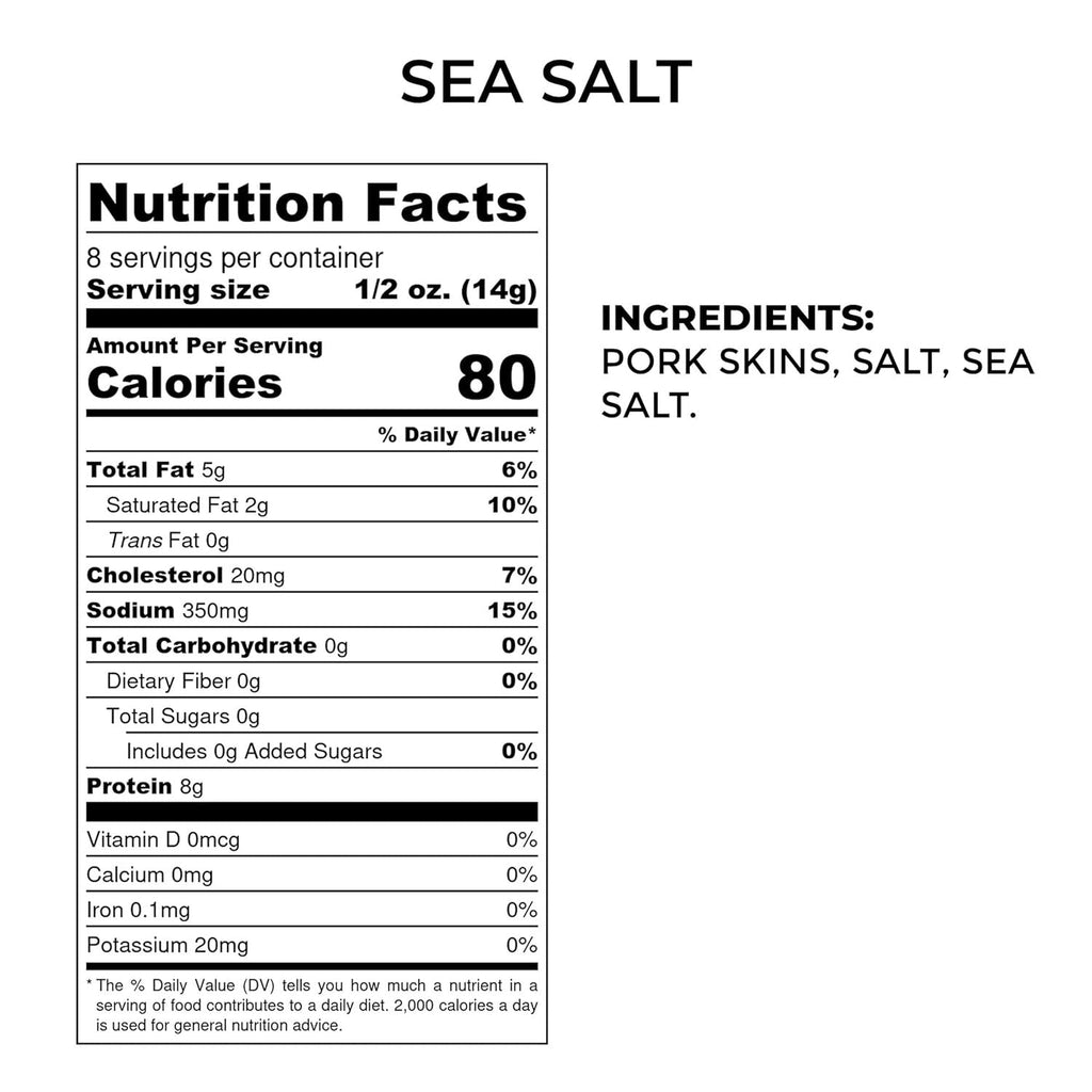 Sea Salt Pork Rinds