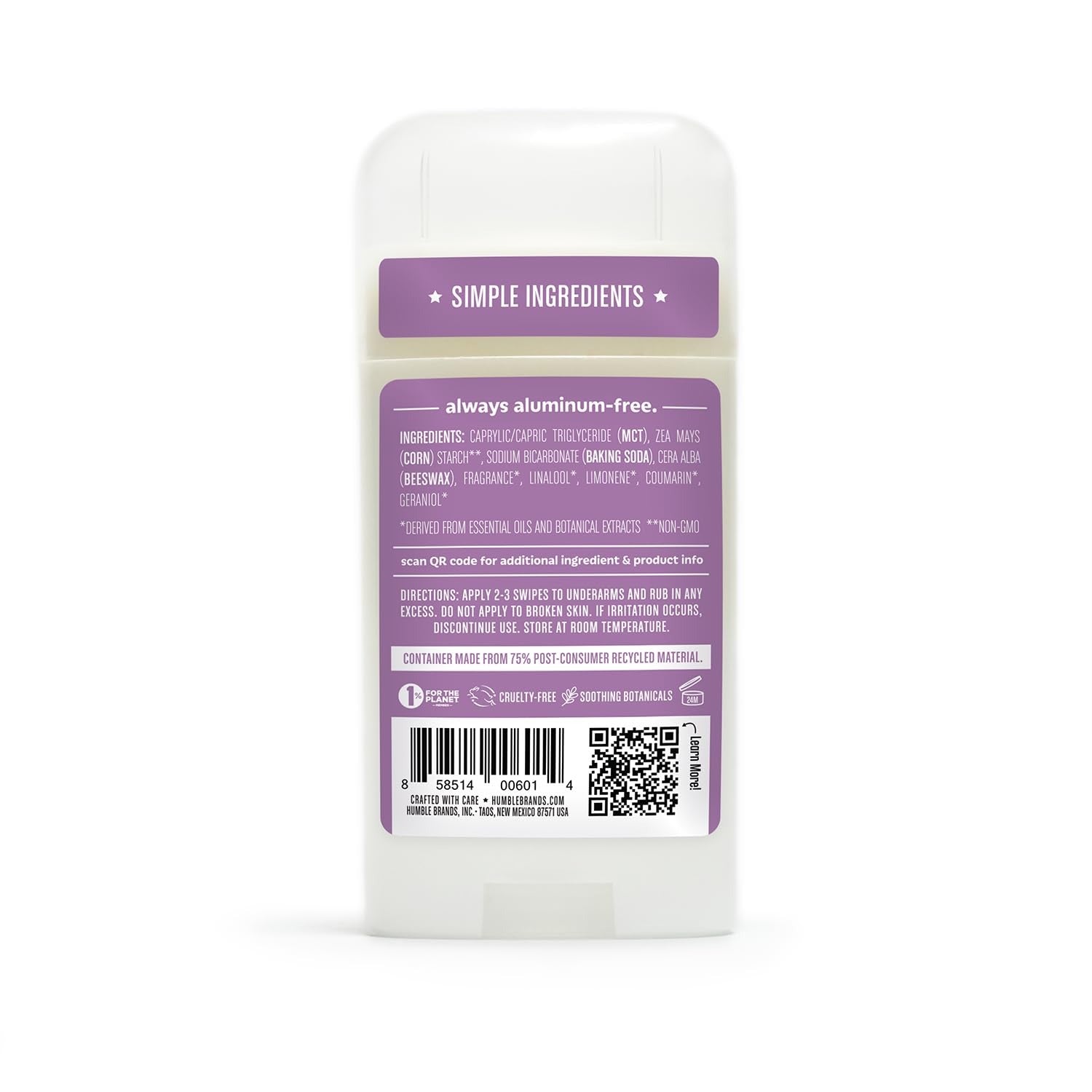 Mountain Lavender Aluminum Free Deodorant