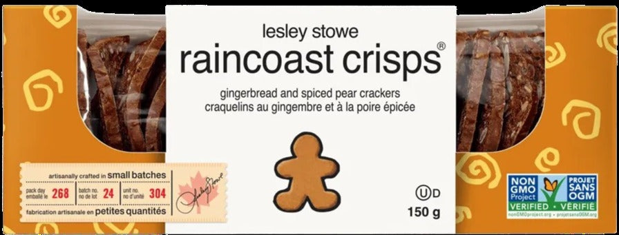 Gingerbread & Spiced Pear Crackers