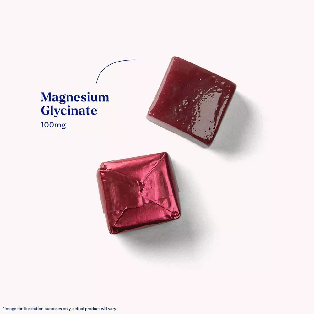 High Absorption Magnesium Glycinate Soft Chews - Cherry Lemon (30 Chews)