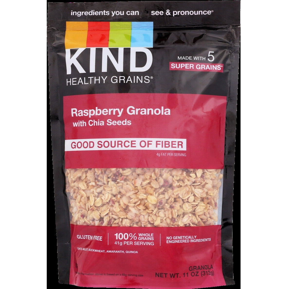 Raspberry With Chia Seeds Granola
