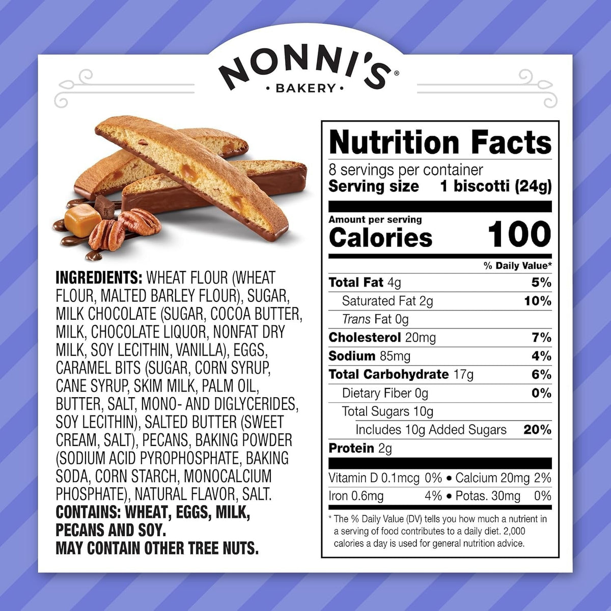 Turtle Pecan Biscotti