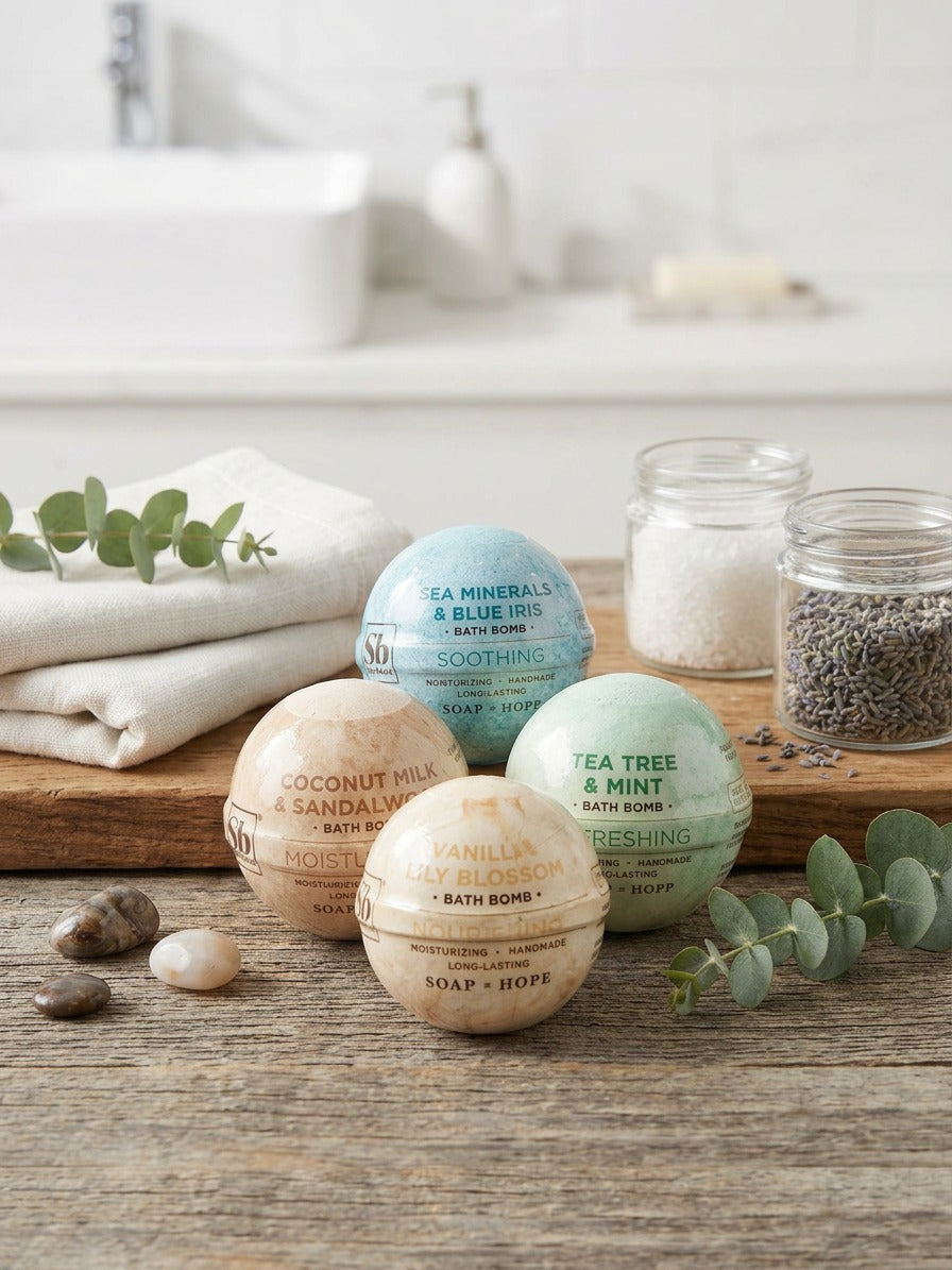 Bath Bomb Kit In Hexagon (36 CT)