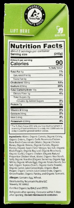 Soup Chicken Noodle Organic
