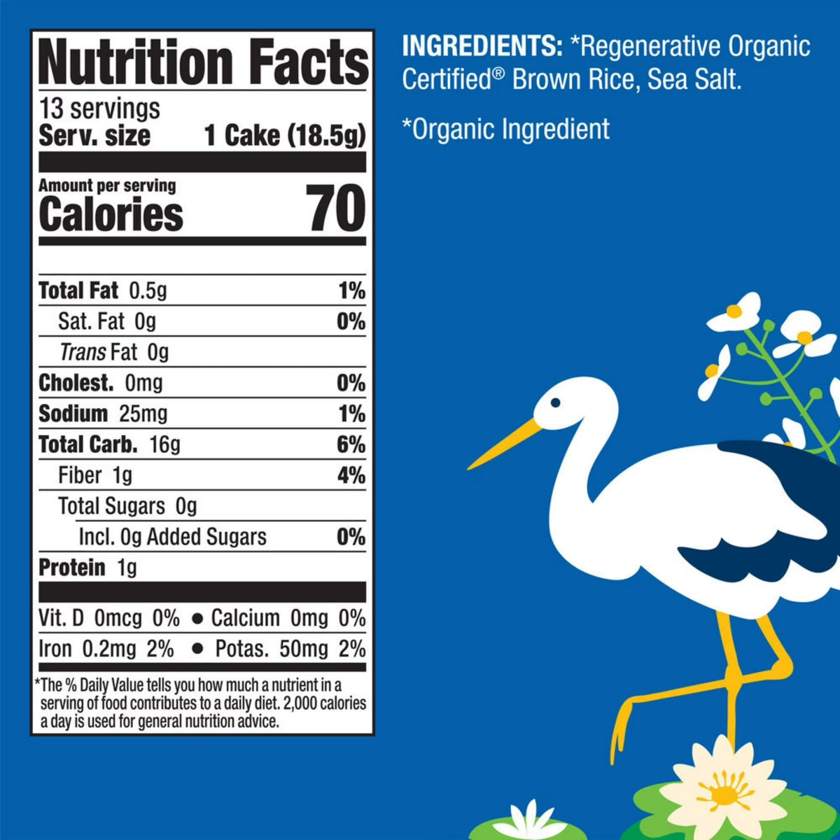 Organic Lightly Salted Brown Rice Cakes