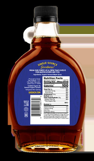 Organic Maple Syrup Grade A Robust