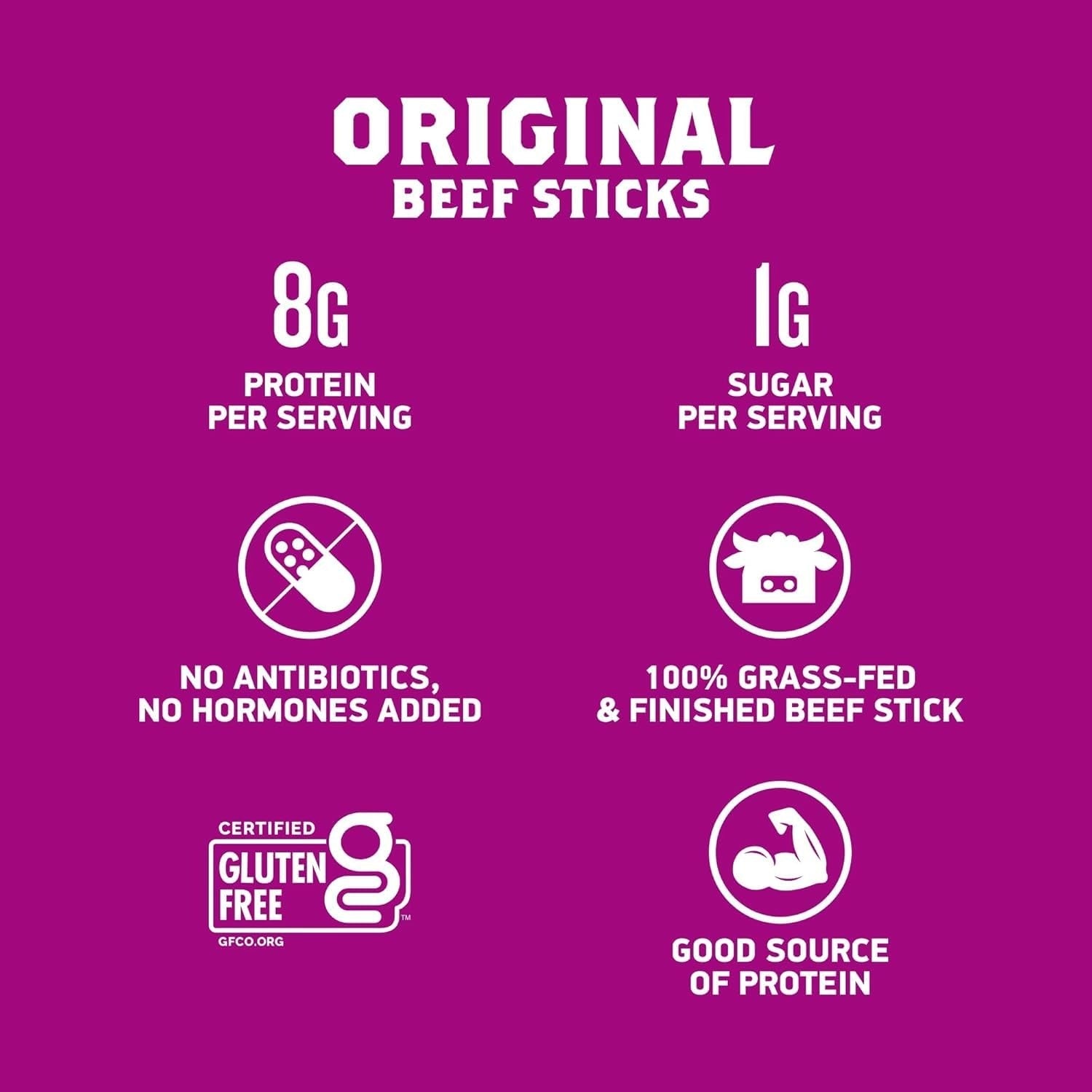Original Beef Snack Sticks (24 Pack)