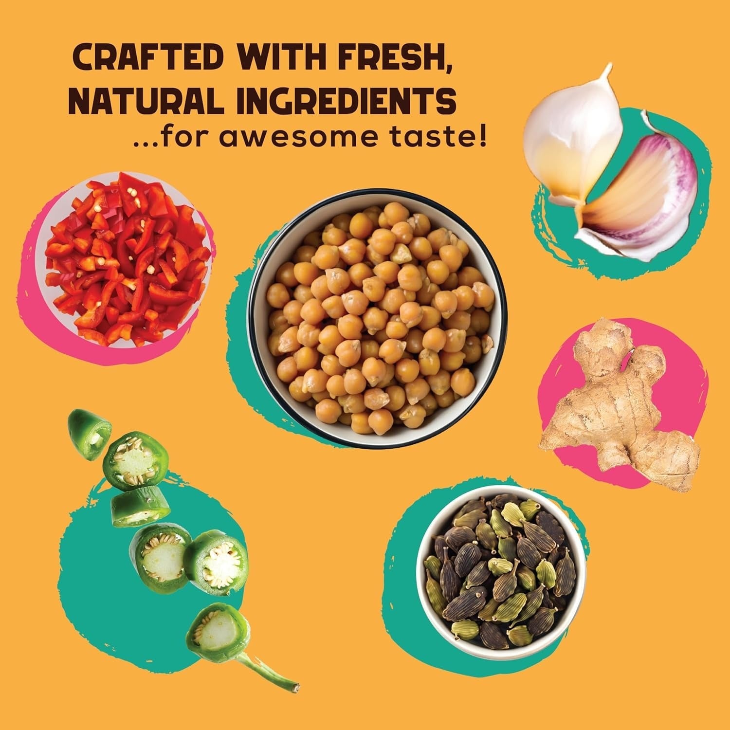 Cha-Cha Chickpeas - Heat And Eat (2 Pack)