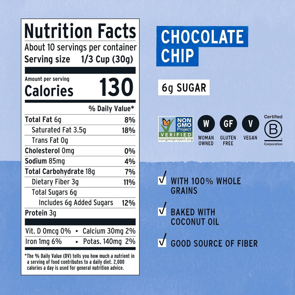 Chocolate Chip Cookie Granola (3 Pack)
