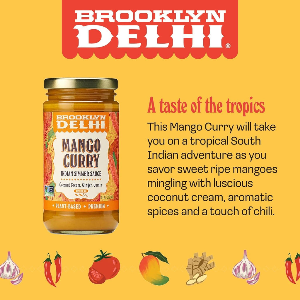 Vegan Mango Curry Indian Simmer Sauce - Mild