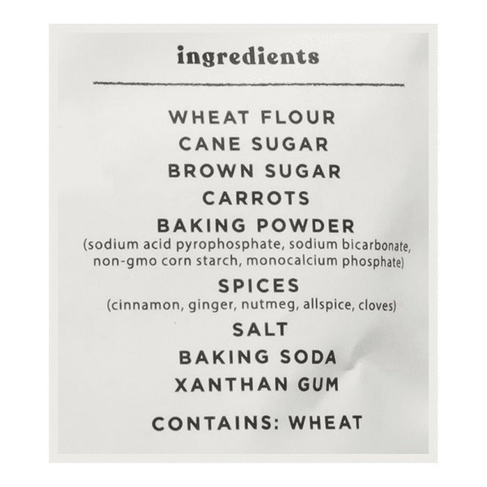 Carrot Cake Muffin & Bread Mix