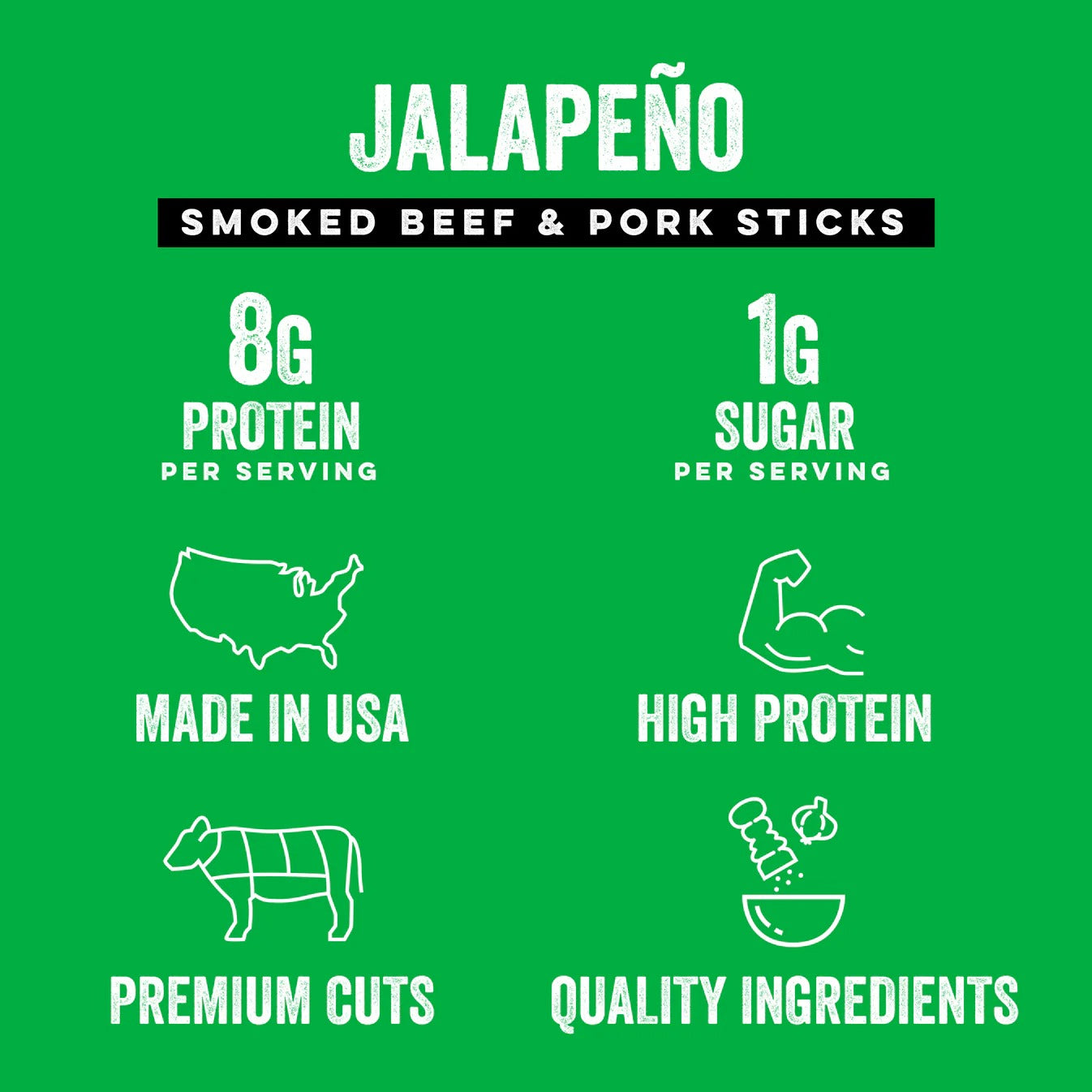 Jalapeno Cheddar Pork & Beef Stick (24 CT)