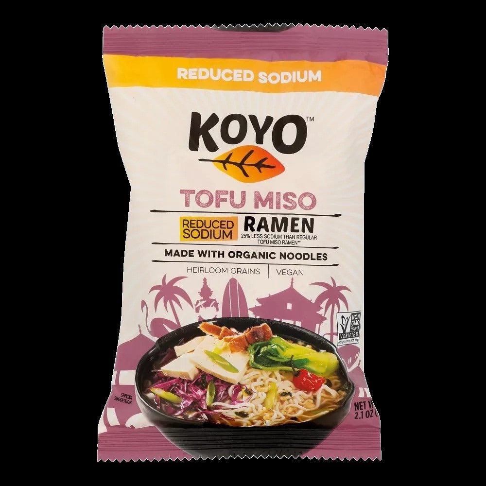 Tofu Miso Reduced Sodium Ramen (12 Packs)