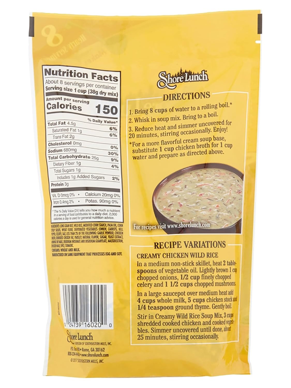 Creamy Wild Rice Soup Mix