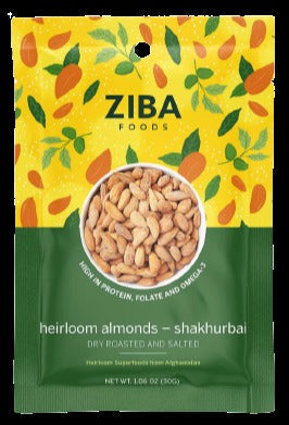 Roasted And Salted Shakhurbai Almonds (12 Pack Case)