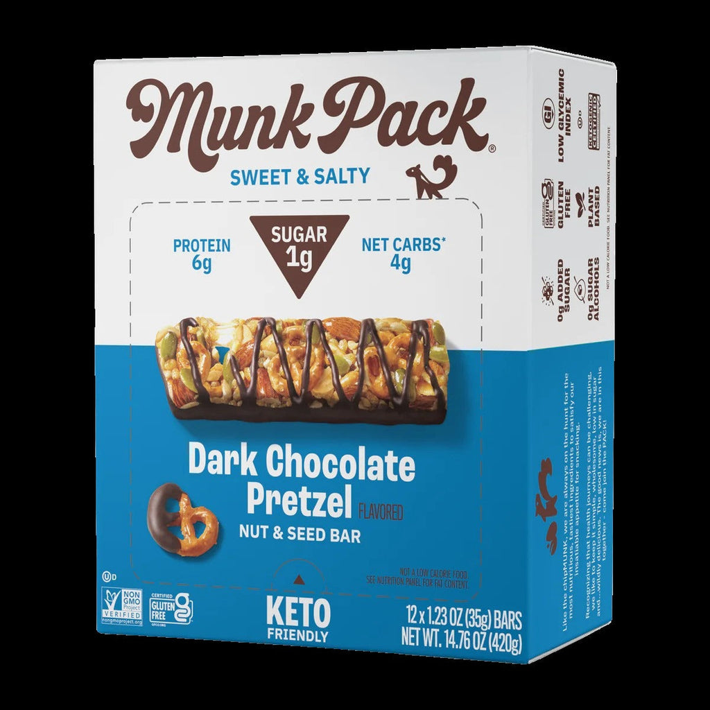 Dark Chocolate Pretzel Nut & Seed Bar (12 Pack)