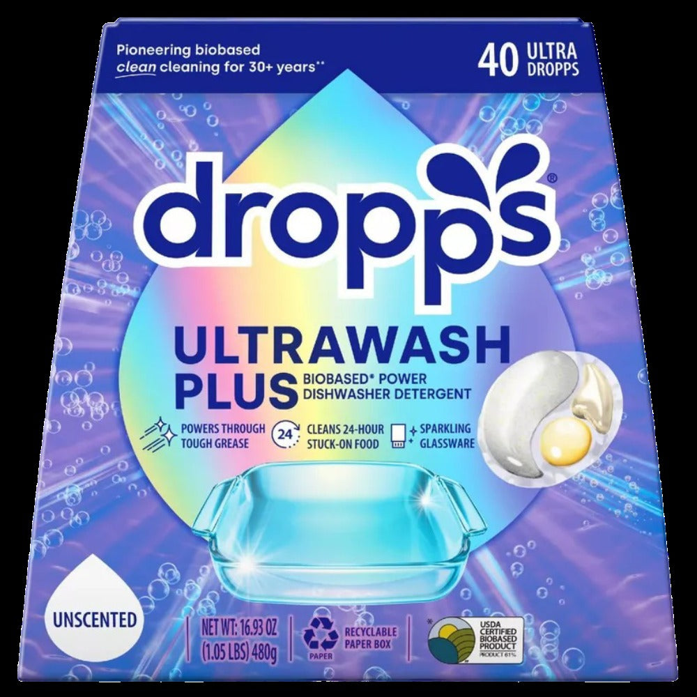 UltraWash Plus Biobased Detergent Pods - Unscented (40 CT)