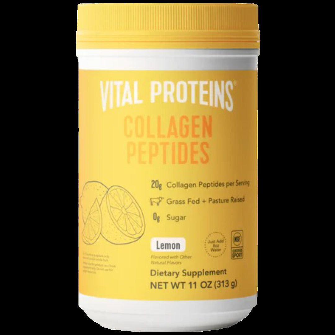 Lemon Collagen Peptides Dietary Supplement