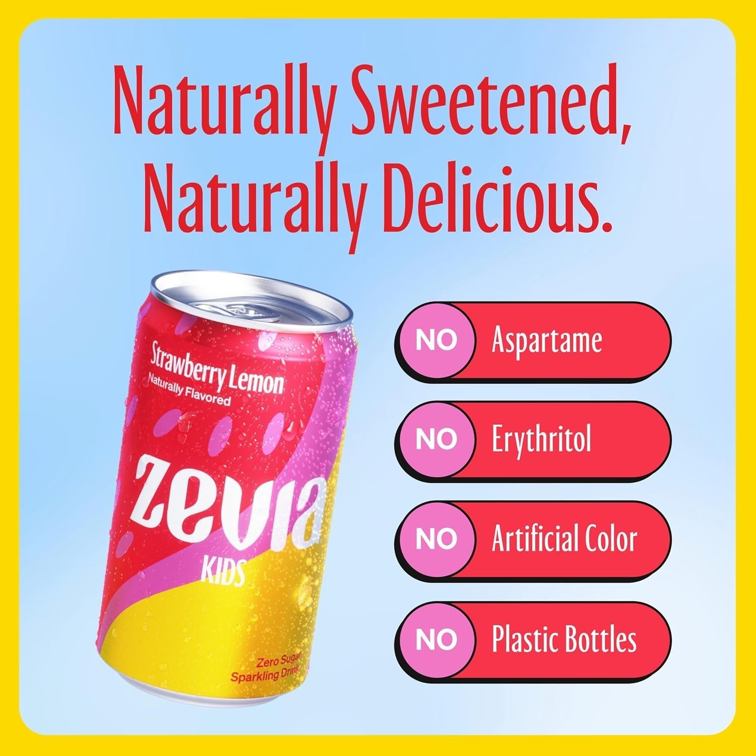 Strawberry Lemonade Kidz Soda (6 Pack)