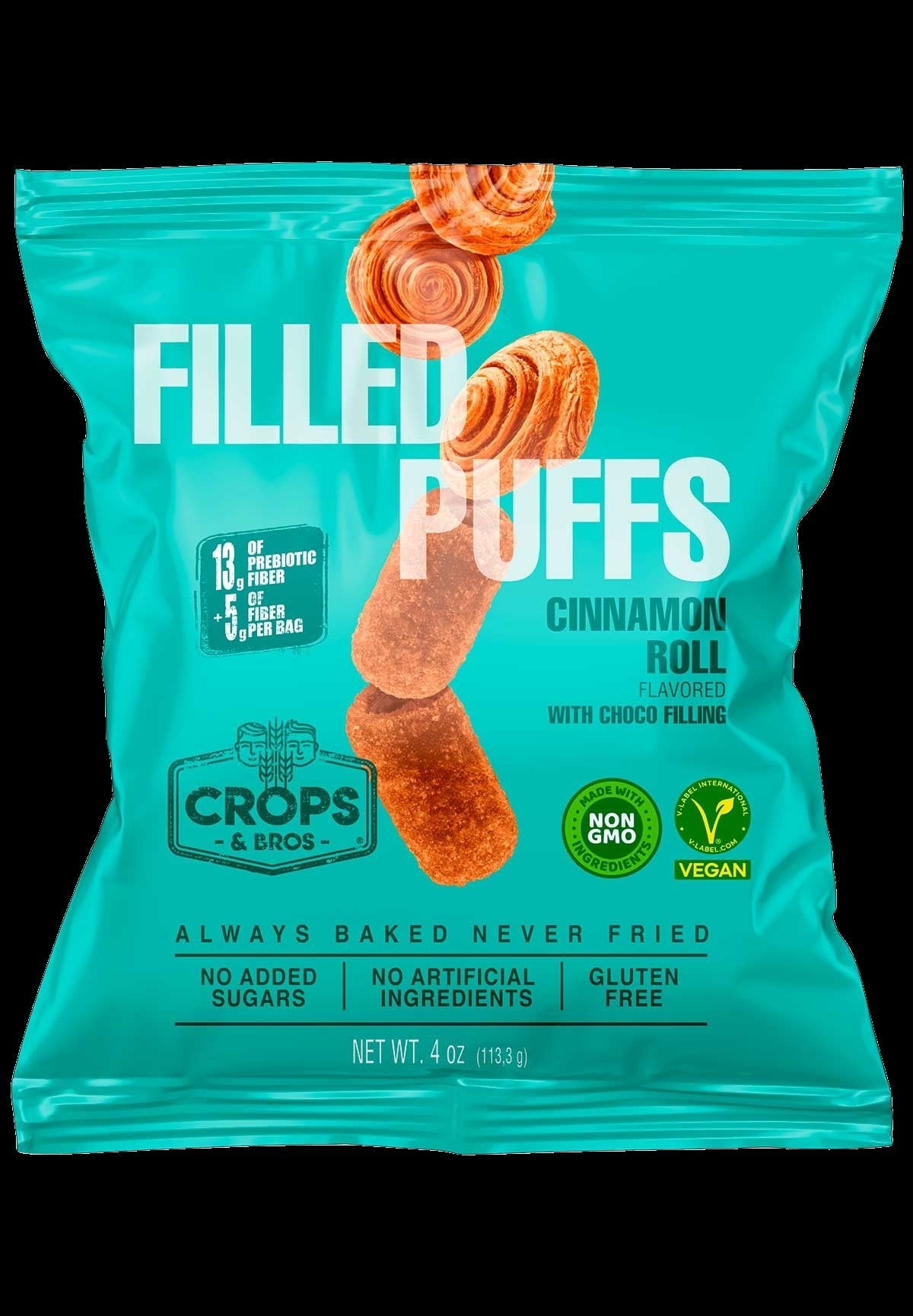 Cinnamon Roll Crunchy Puffs