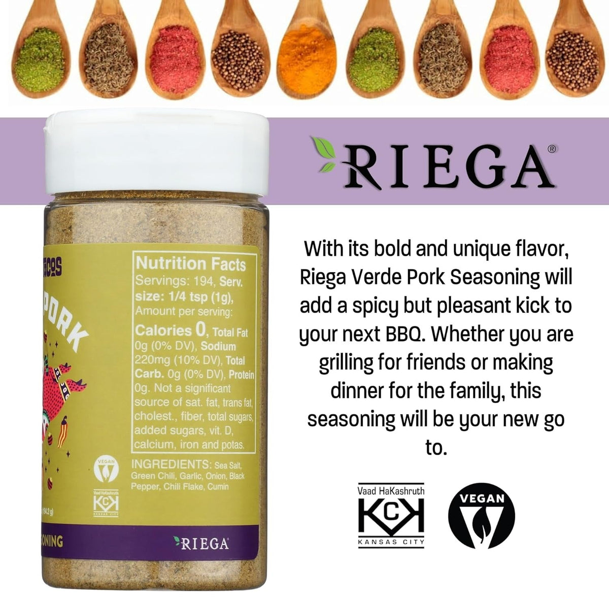 Verde Pork Grill Seasoning