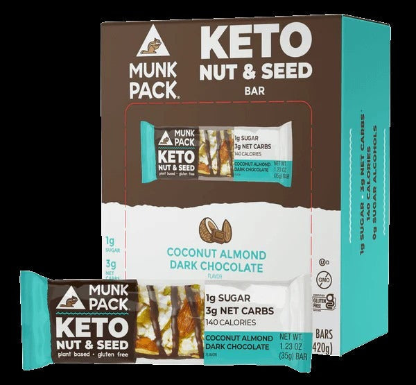 Nut & Seed Coconut Almond Dark Chocolate Bar (12 Pack)