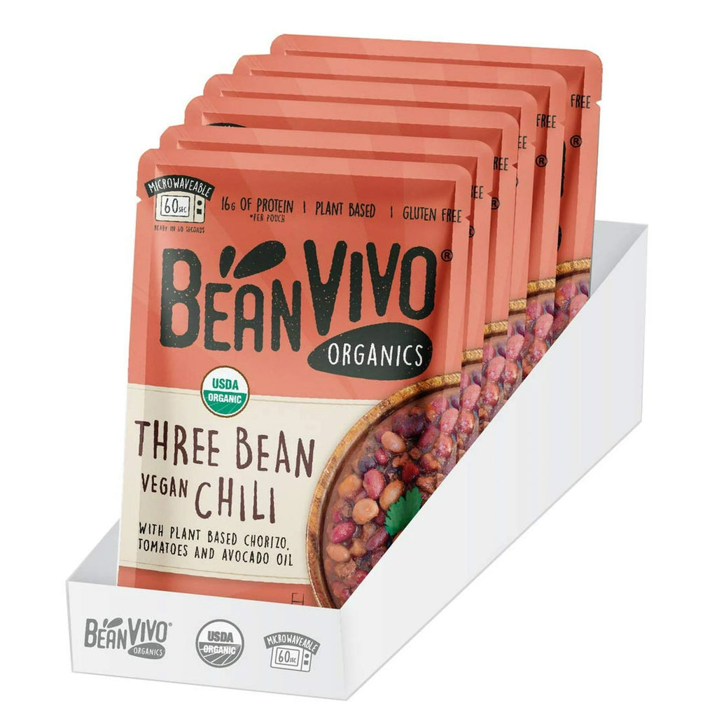 Organic Three Bean Vegan Chili (6 Pack)