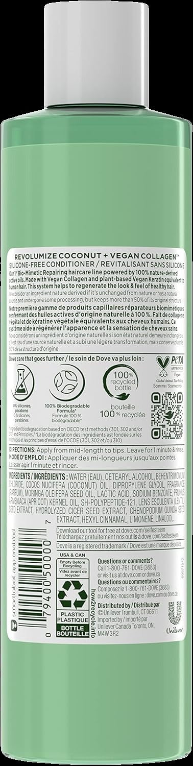 Real Conditioner Revolumize Coconut + Vegan Collagen