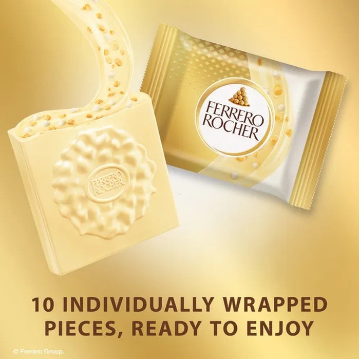 White Chocolate Hazelnut Squares (10 CT)