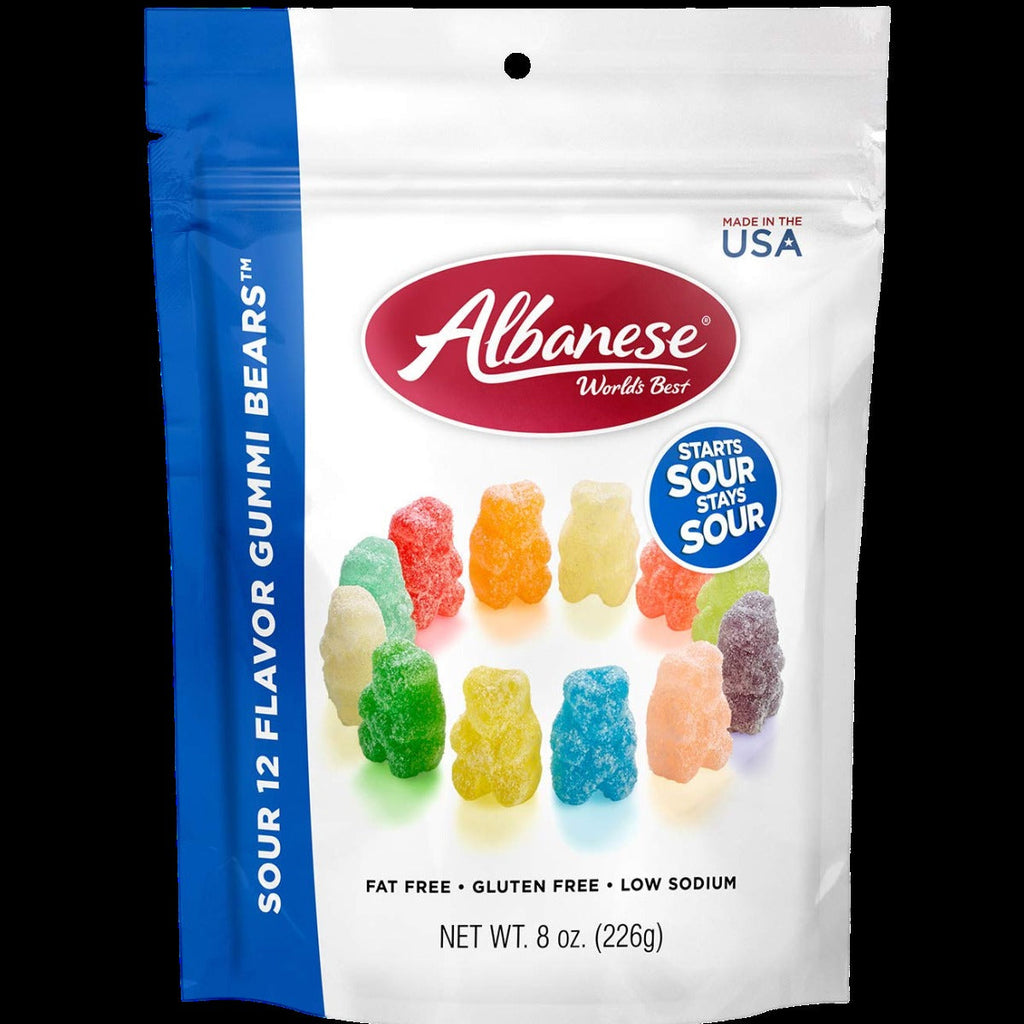 12 Flavor Sour Gummi Bears