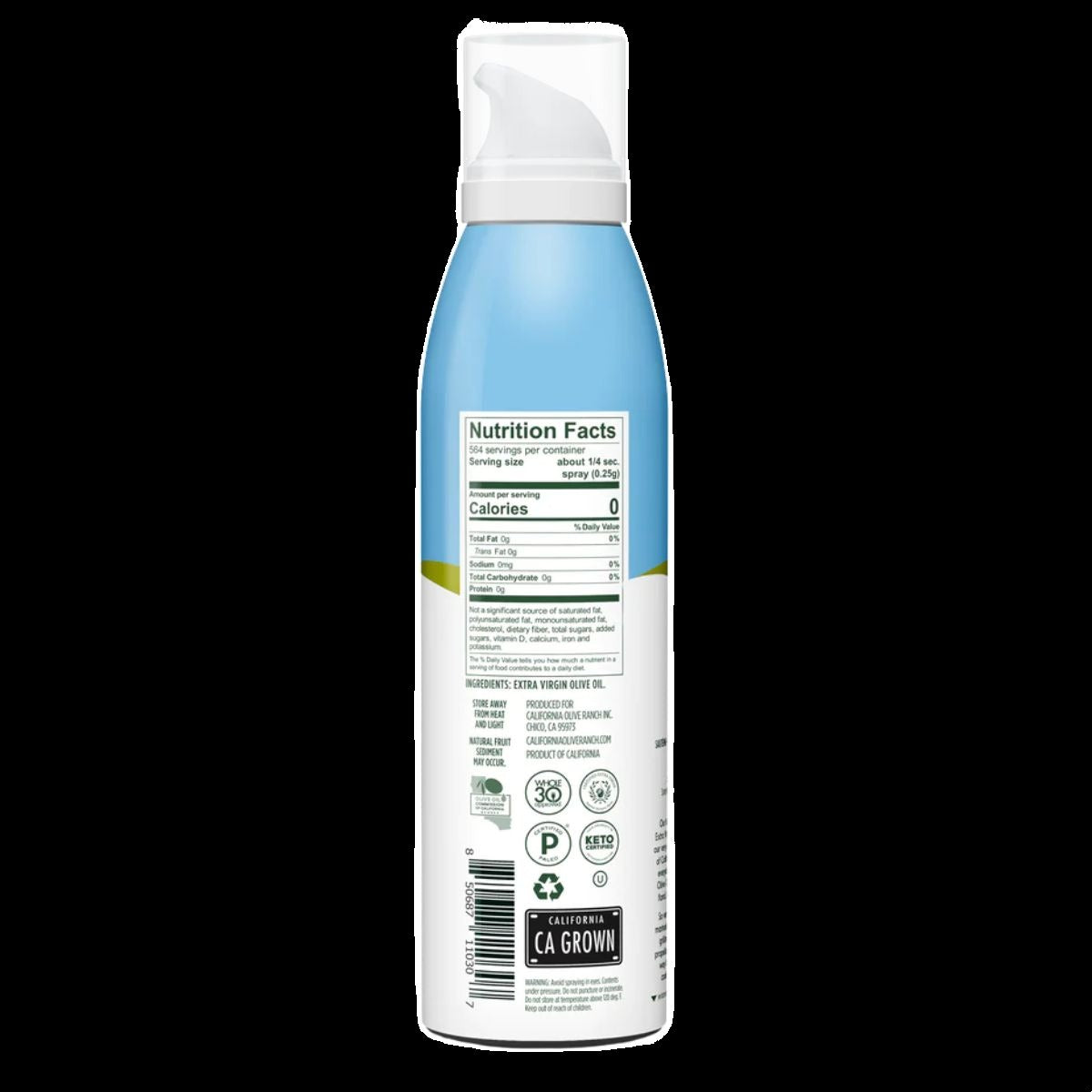 100% California Extra Virgin Olive Oil Spray