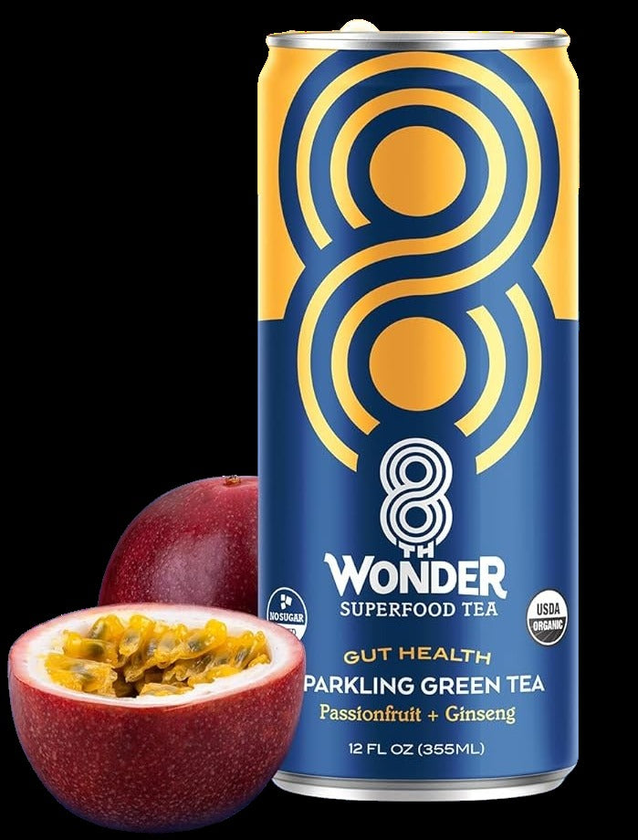 Passionfruit + Ginseng Sparkling Green Tea