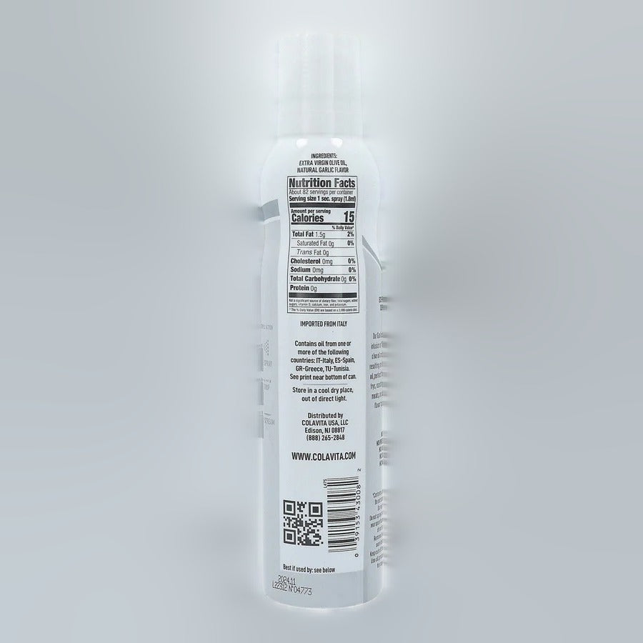Garlic Flavored Extra Virgin Olive Oil Spray