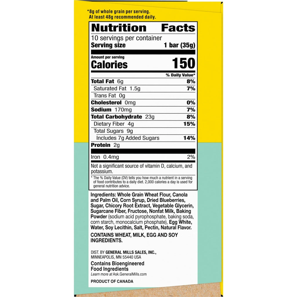 Soft-Baked Muffin Bars - Blueberry (10 CT)