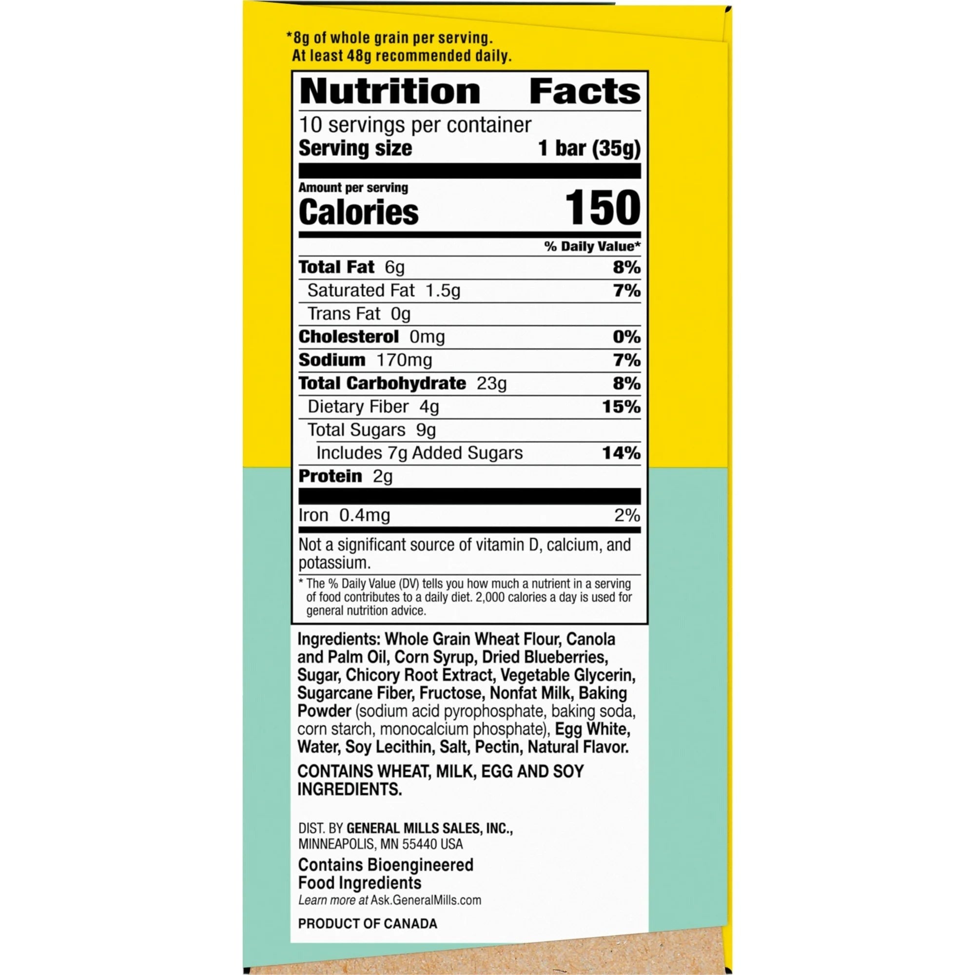 Soft-Baked Muffin Bars - Blueberry (10 CT)