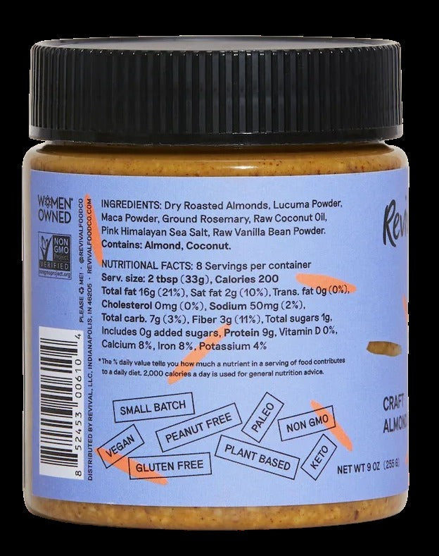 Rosemary Maca Almond Butter