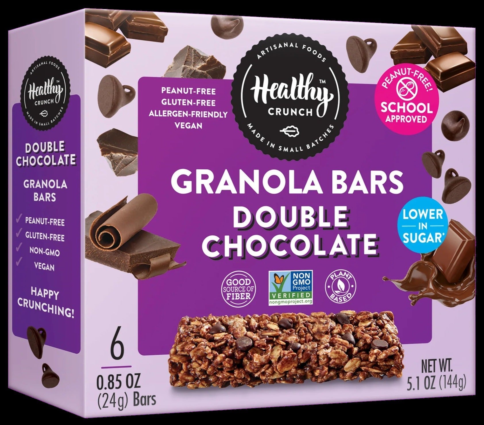 Double Chocolate Granola Bars (6 Pack)