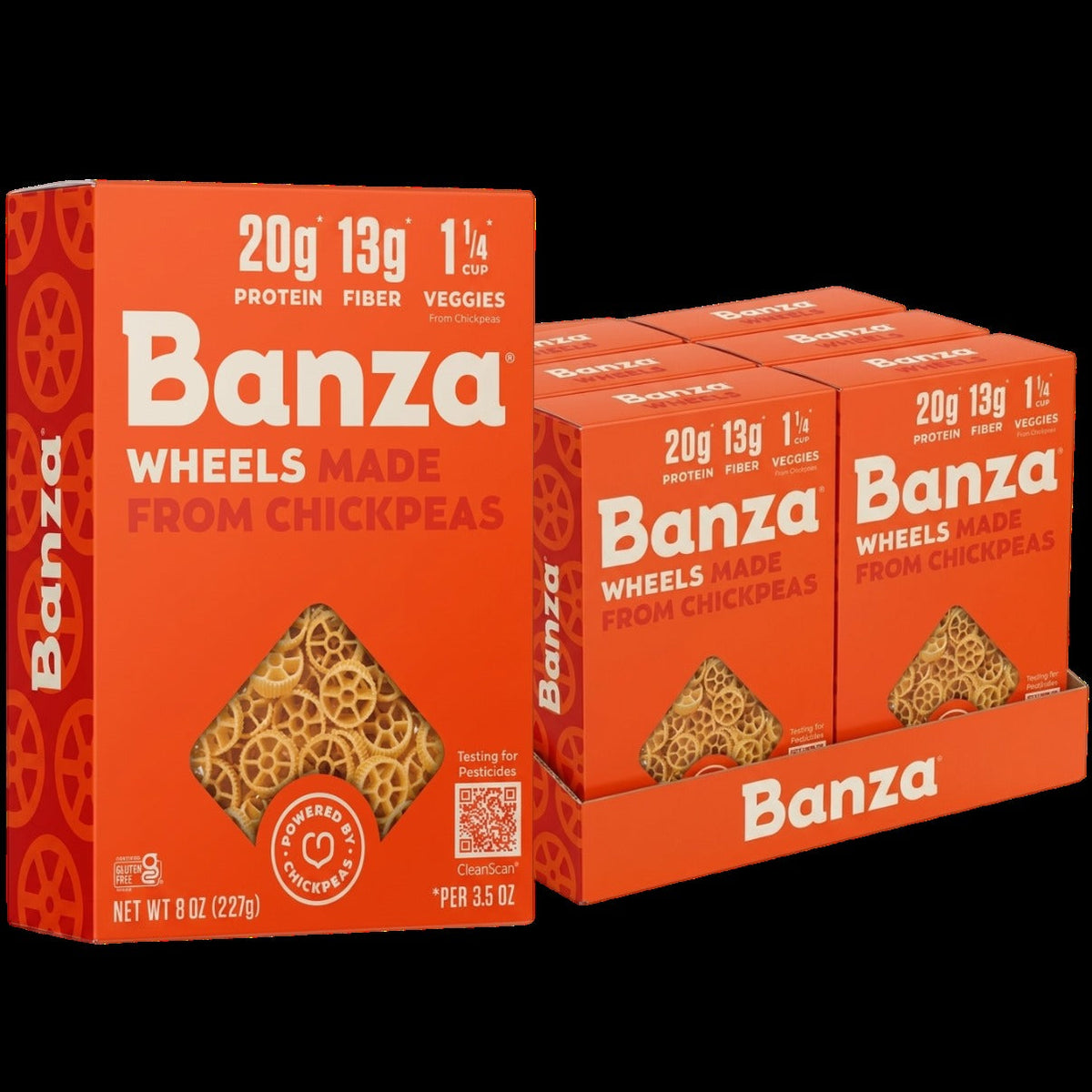 Chickpeas Wheels Pasta (6 Pack)