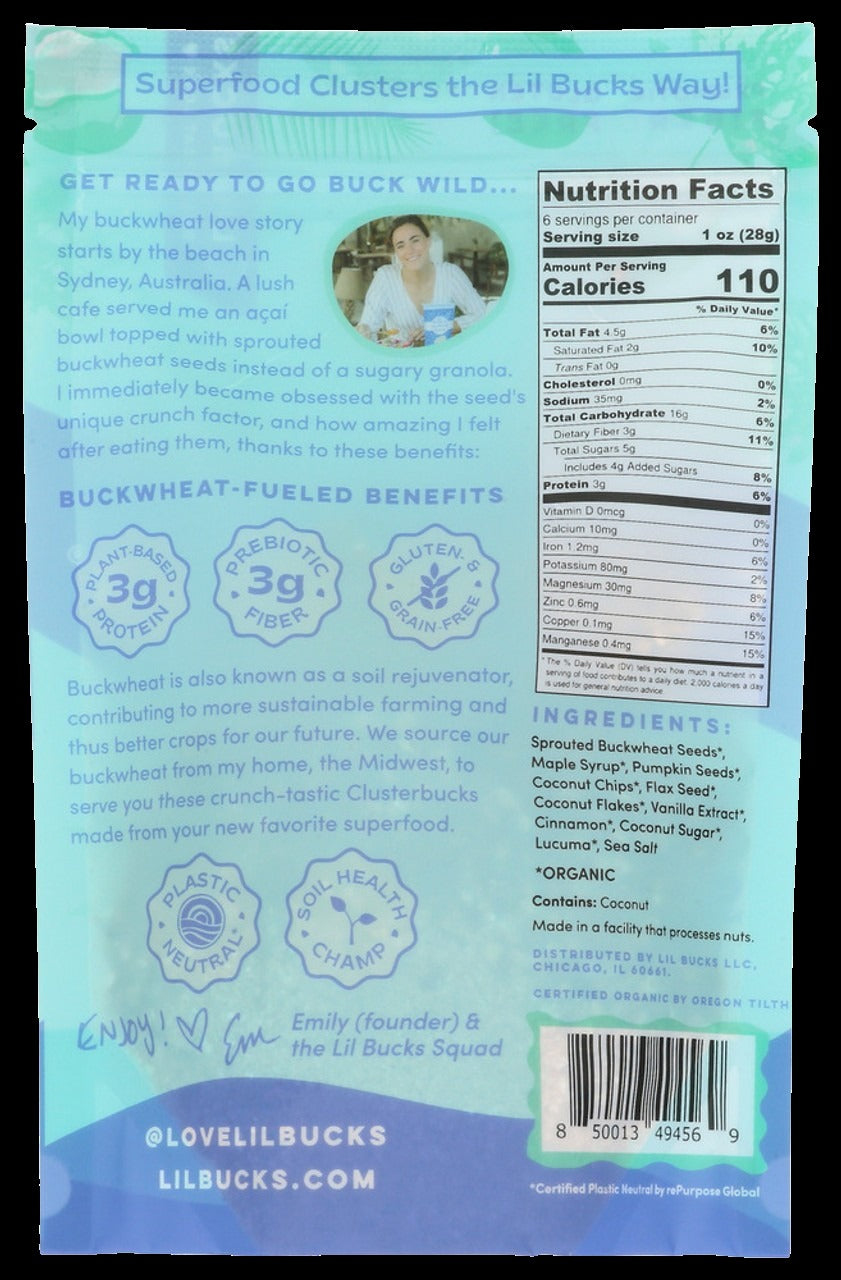 Organic Coconut Maple Clusterbucks