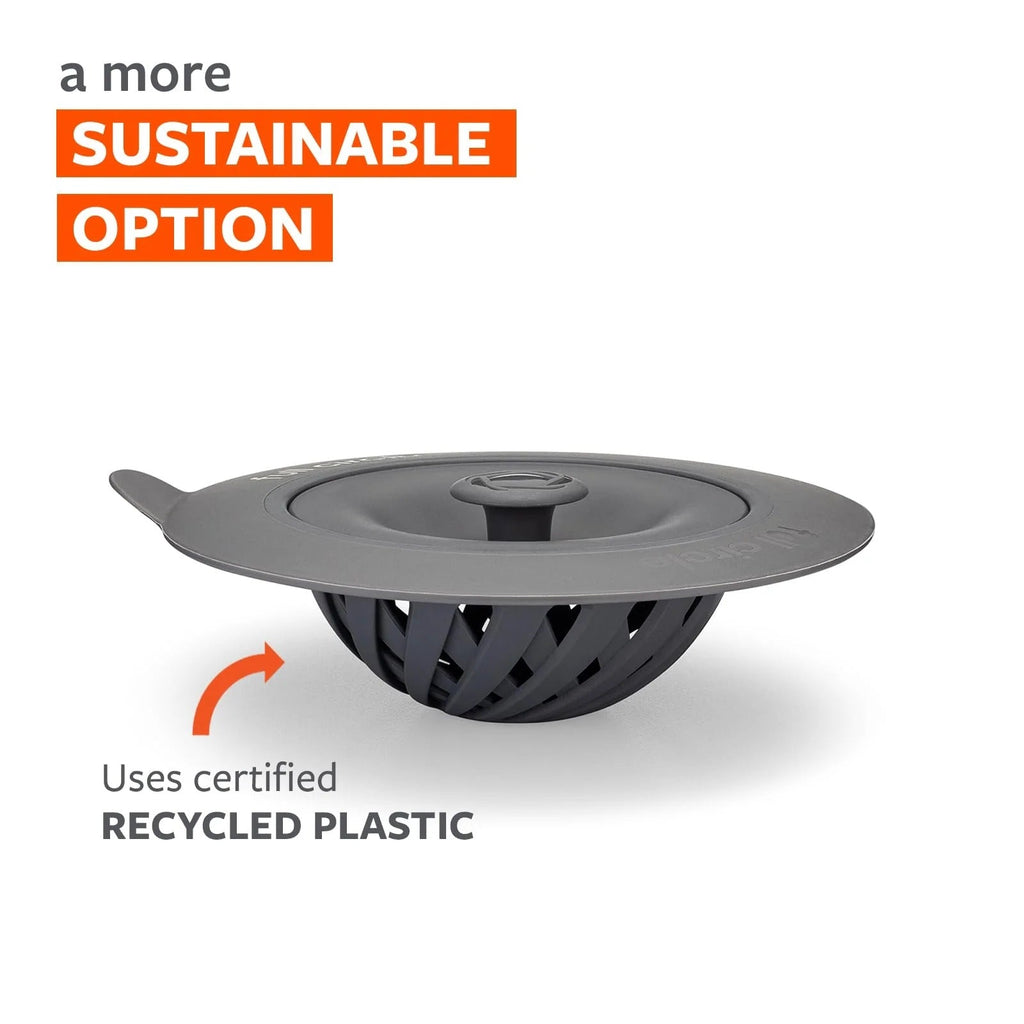 SINKSATIONAL Sink Strainer With Stopper - Gray