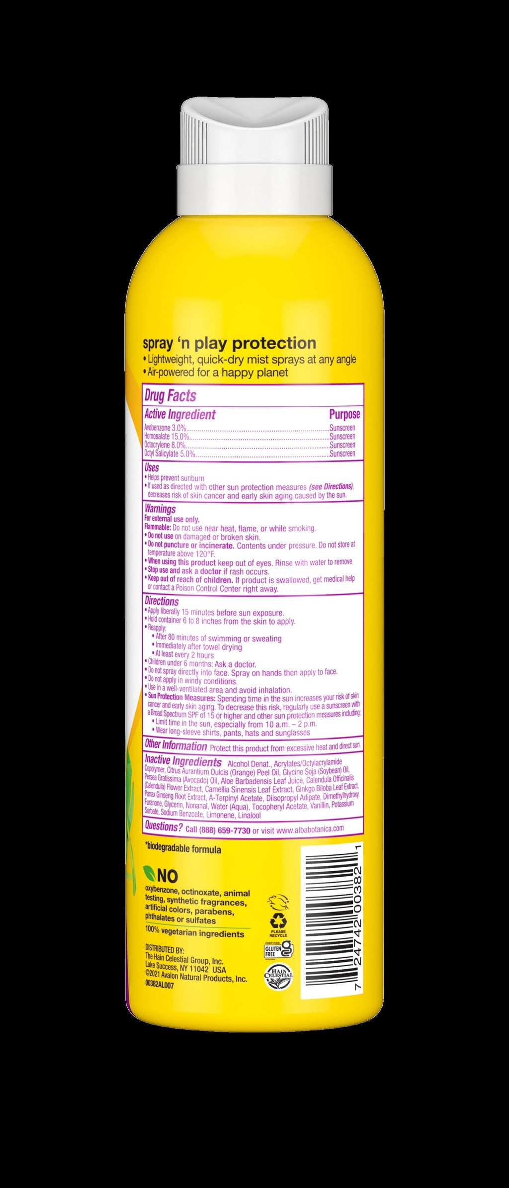 Kids Tropical Fruit Clear Spray Sunscreen Spf 50