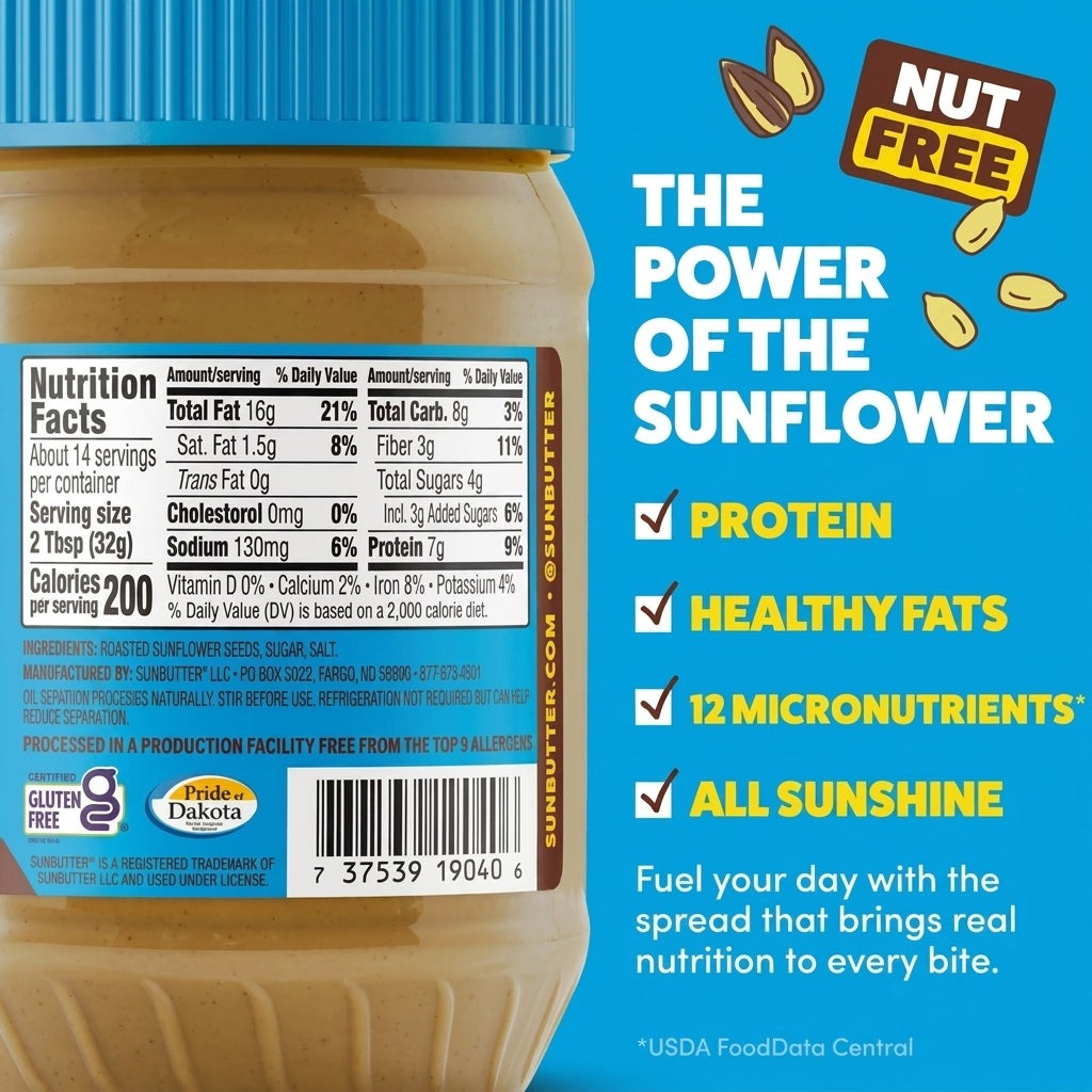 Natural Crunch Sunflower Butter