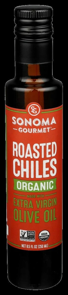 Organic Extra Virgin Olive Oil Roasted Chiles