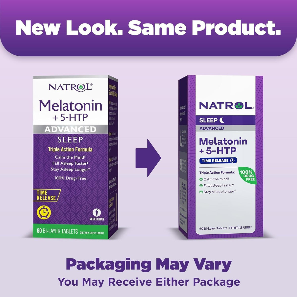 Melatonin 5-HTP Advanced Sleep Tablets (60 CT)