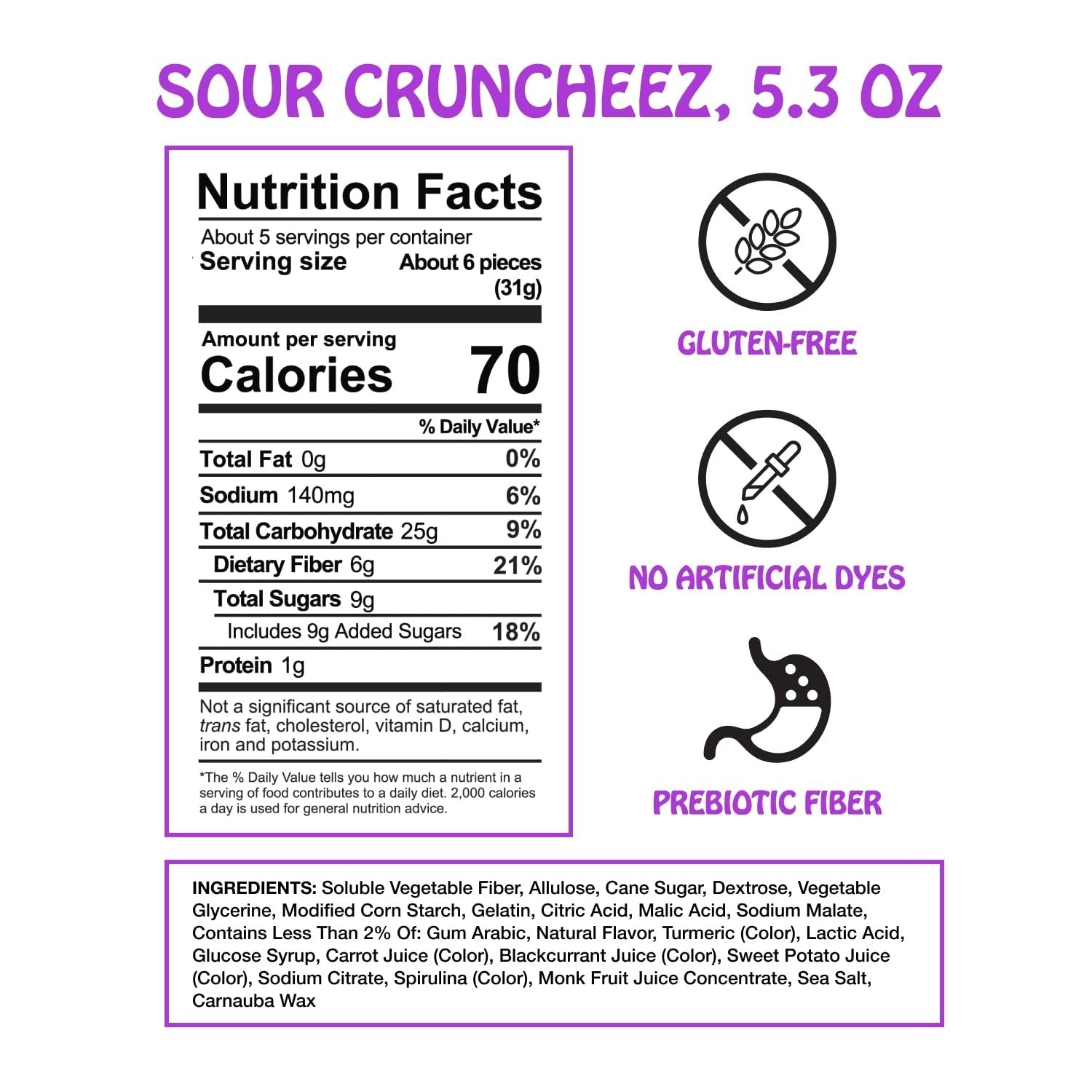 Sour-Spicy Gummy Cruncheez