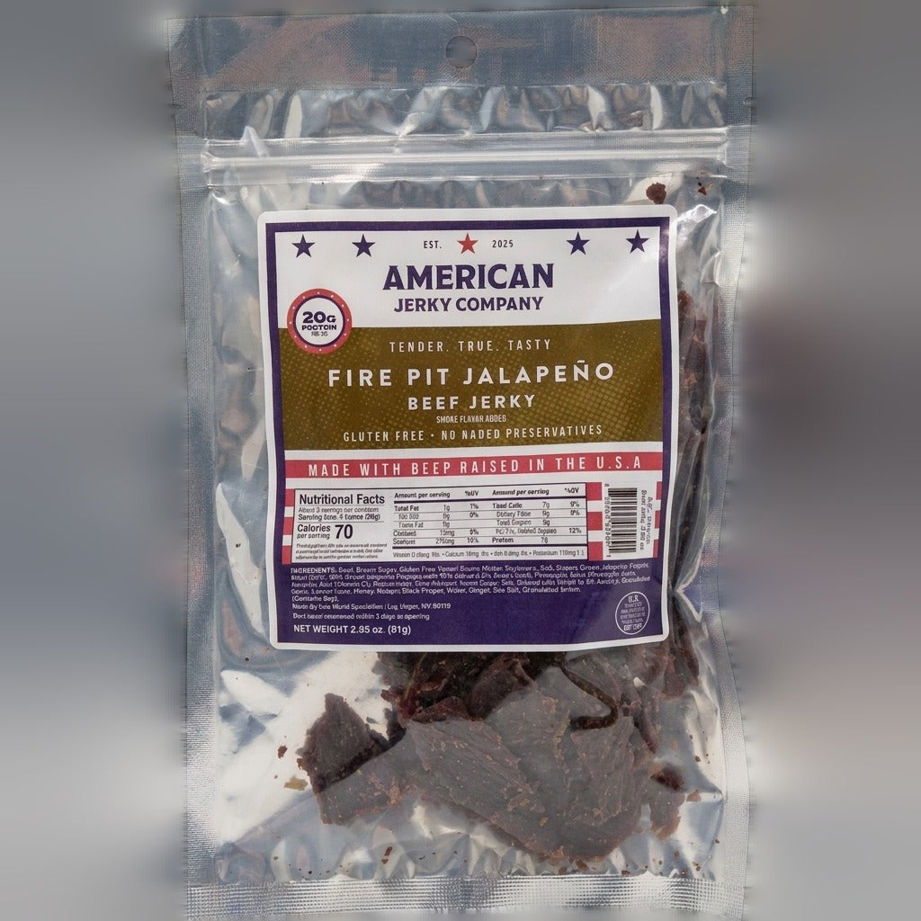 Fire Pit Jalapeno Beef Jerky