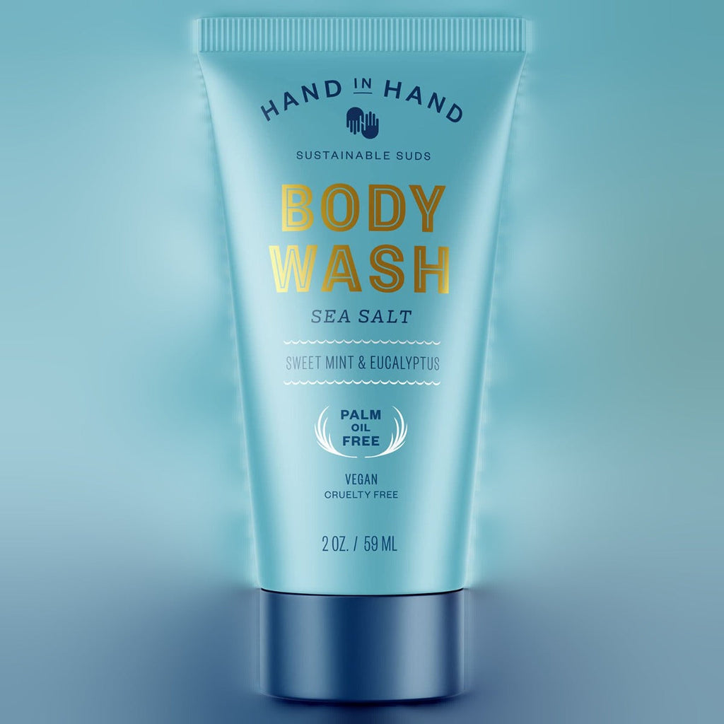 Sea Salt Body Wash - Sweet Mint & Eucalyptus