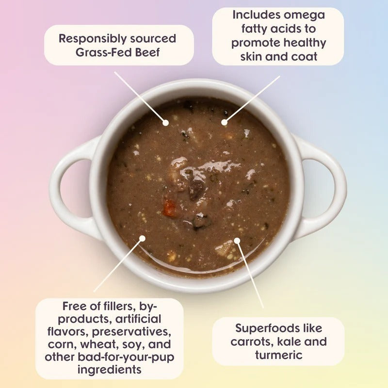 Grass-Fed Beef & Veggies Stew Dog Food (12 Pack)