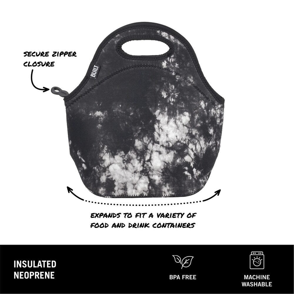 Gourmet Getaway B&W Tie Dye Lunch Bag