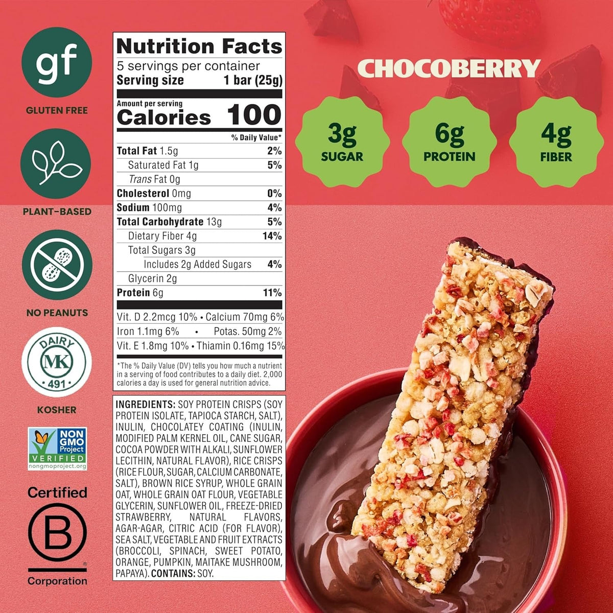 Chocoberry Dipped Bars